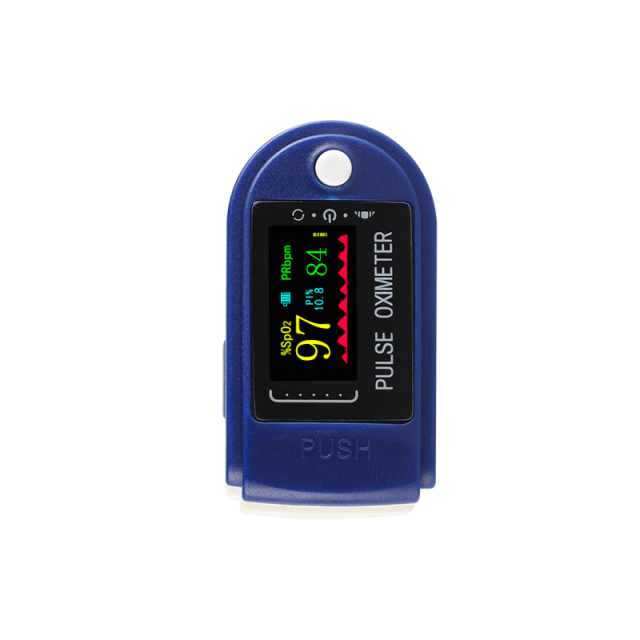 Four Colors Display Fingertip Pulse Oximeter
