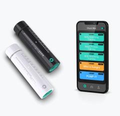 Portable home travel breathing trainer