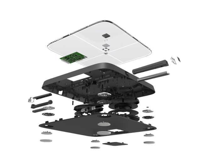 Intelligent electronic body fat scale