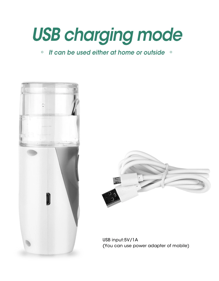Recharegable Portable Mesh Nebulizer for Adults and Kids with 25ml capacity
