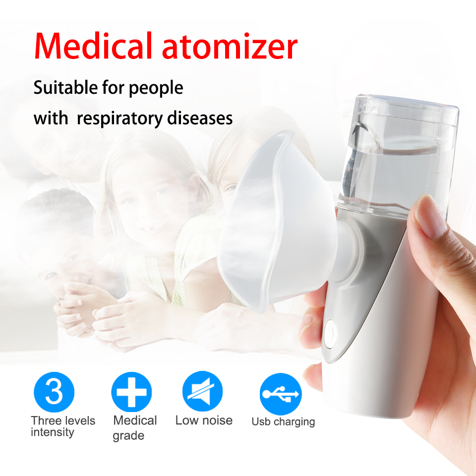 Recharegable Portable Mesh Nebulizer for Adults and Kids with 25ml capacity