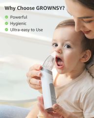 Nasal Aspirator for Baby, Electric Baby Nose Sucker with Larger Suction Chamber and More Powerful Suction, Automatic Nose Cleaner with Music and Light Soothing Function,Nasal Aspirator for Baby, Electric Baby Nose Sucker with Larger Suction Chamber and More Powerful Suction, Automatic Nose Cleaner with Music and Light Soothing Function,Mericonn Medical