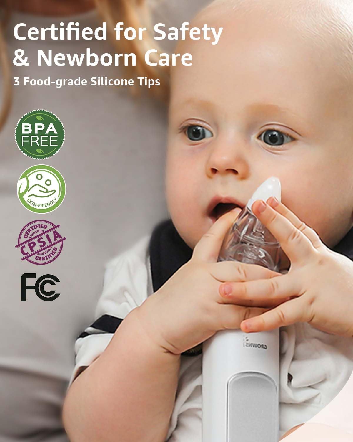 GROWNSY Nasal Aspirator for Baby, Electric Baby Nose Sucker with Larger Suction Chamber and More Powerful Suction, Automatic Nose Cleaner with Music and Light Soothing Function,GROWNSY Nasal Aspirator for Baby, Electric Baby Nose Sucker with Larger Suction Chamber and More Powerful Suction, Automatic Nose Cleaner with Music and Light Soothing Function,MY SHOP