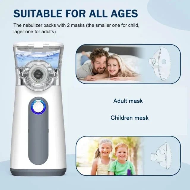 Best selling Portable Mesh nebulizer for adult and kids,AA dry battery portable medical nebulizer,Mericonn Medical