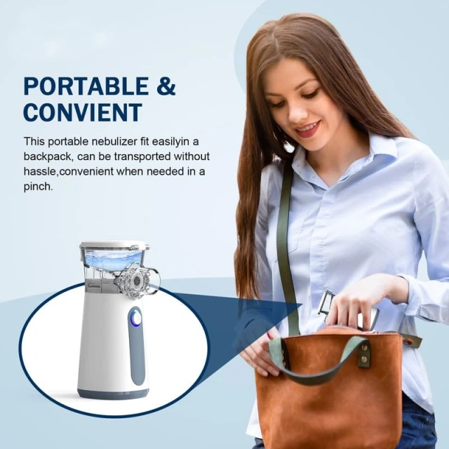 Best selling Portable Mesh nebulizer for adult and kids,AA dry battery portable medical nebulizer,Mericonn Medical