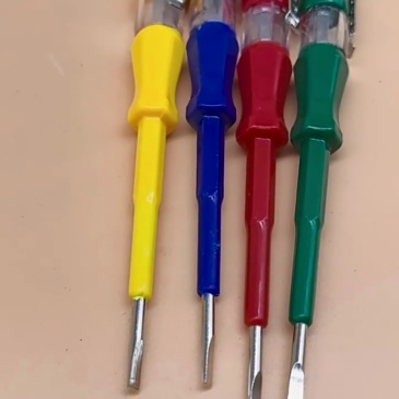Simple Neon Voltage Tester: Color-Coded Detection for Easy Electrical Testing