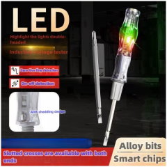 Dual-Head High-Brightness LED Voltage Tester Pen