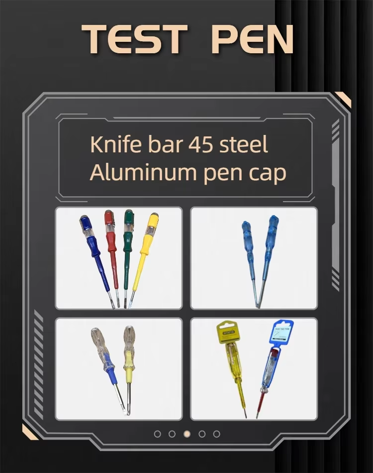 Clip-On Voltage Tester Pen with Non-Contact Detection Neon Visual Compact Safety Design Non-Contact Voltage Detector