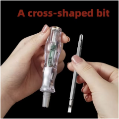 Dual-Head High-Brightness LED Voltage Tester Pen