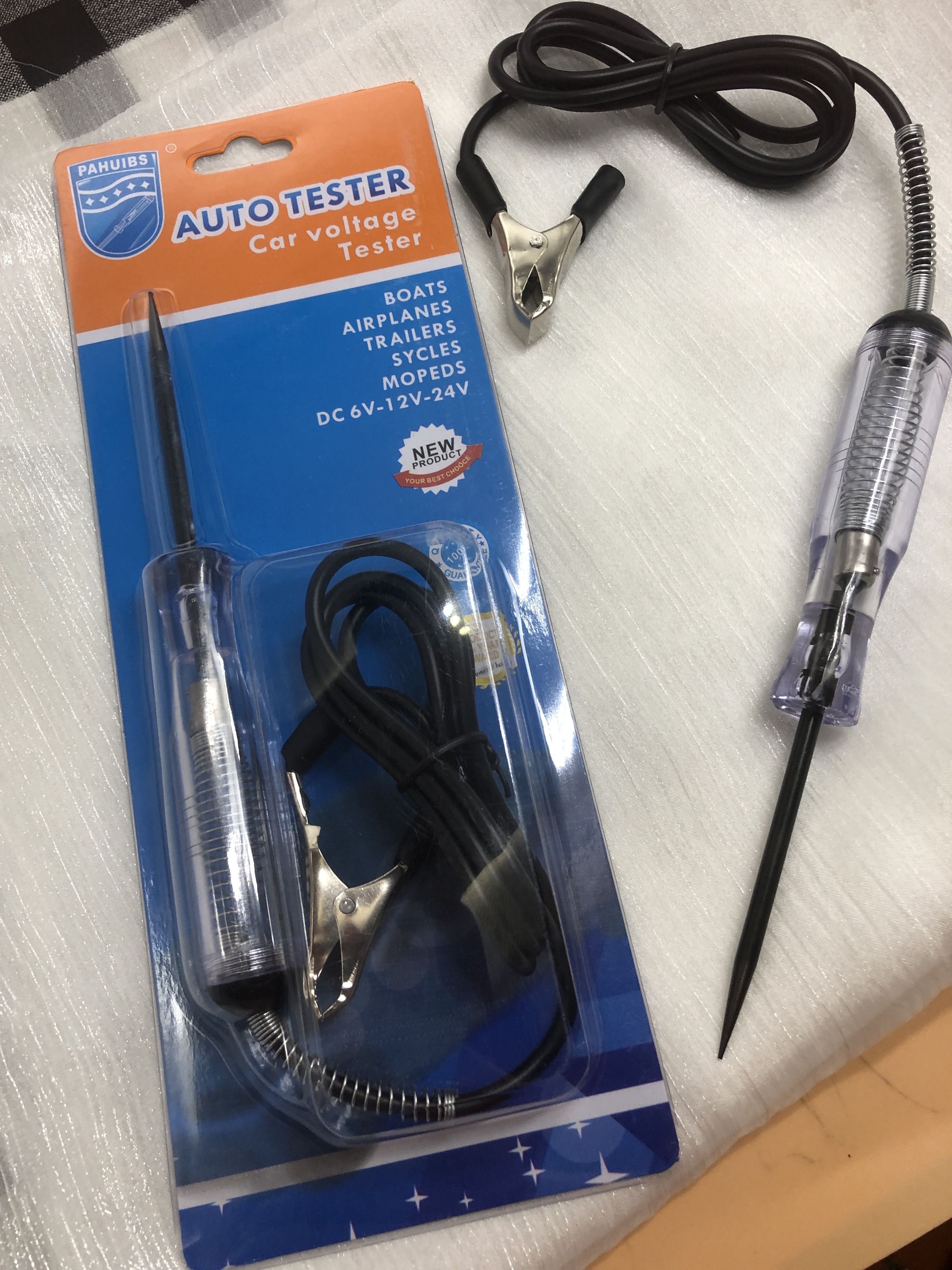 Automotive Electrician's Circuit Tester Voltage Tester for Auto Repair Professionals