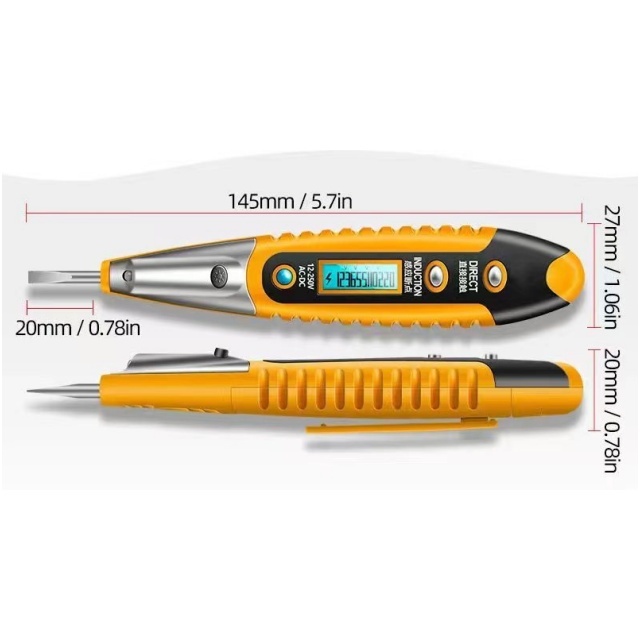 Intelligent digital electrical tester with voice function Voice-Enabled Smart Digital Electrical Tester