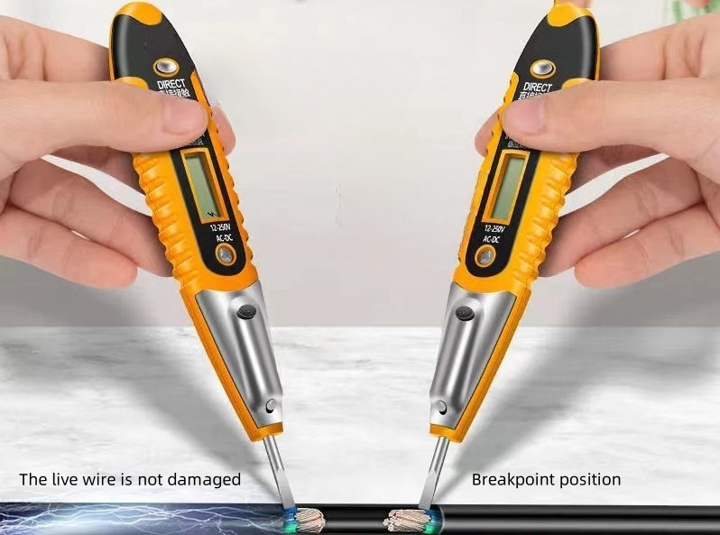 Intelligent digital electrical tester with voice function Voice-Enabled Smart Digital Electrical Tester