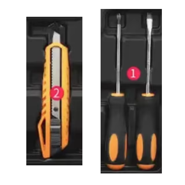 Maintain home tool kit set for fixing with claw hammer and allen wrench and digital pen with household maintain tool kit