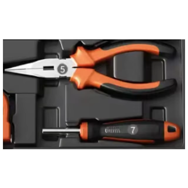 Household Tool Kit Home Owner Tool Set with Hammer, Pliers, Screwdriver Kit, Socket Kit, Universal Household Hand Tool Kit  Basic Household Maintenance Set: Compact Toolbox for DIY Repairs