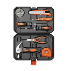 Household Hand tool set Home Repair Tool Mechanics Tool kit Starter Home Repair Kit with Ergonomic Tools and Storage Case Basic Household Repair Tool Kit