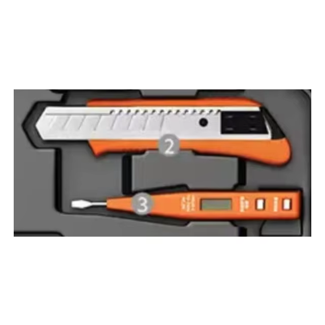 Household Hand tool set Home Repair Tool Mechanics Tool kit Starter Home Repair Kit with Ergonomic Tools and Storage Case Basic Household Repair Tool Kit