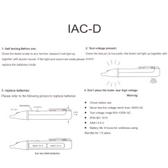 New double button non-contact induction test pen multi-function electrician test pen