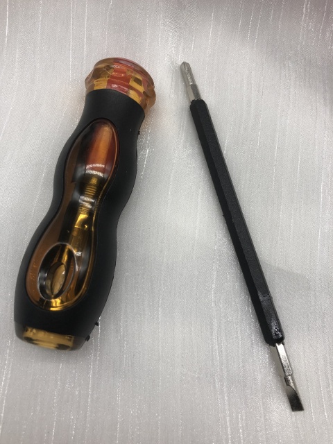 Dual-ended electrician voltage tester: silent operation, with red LED lighting