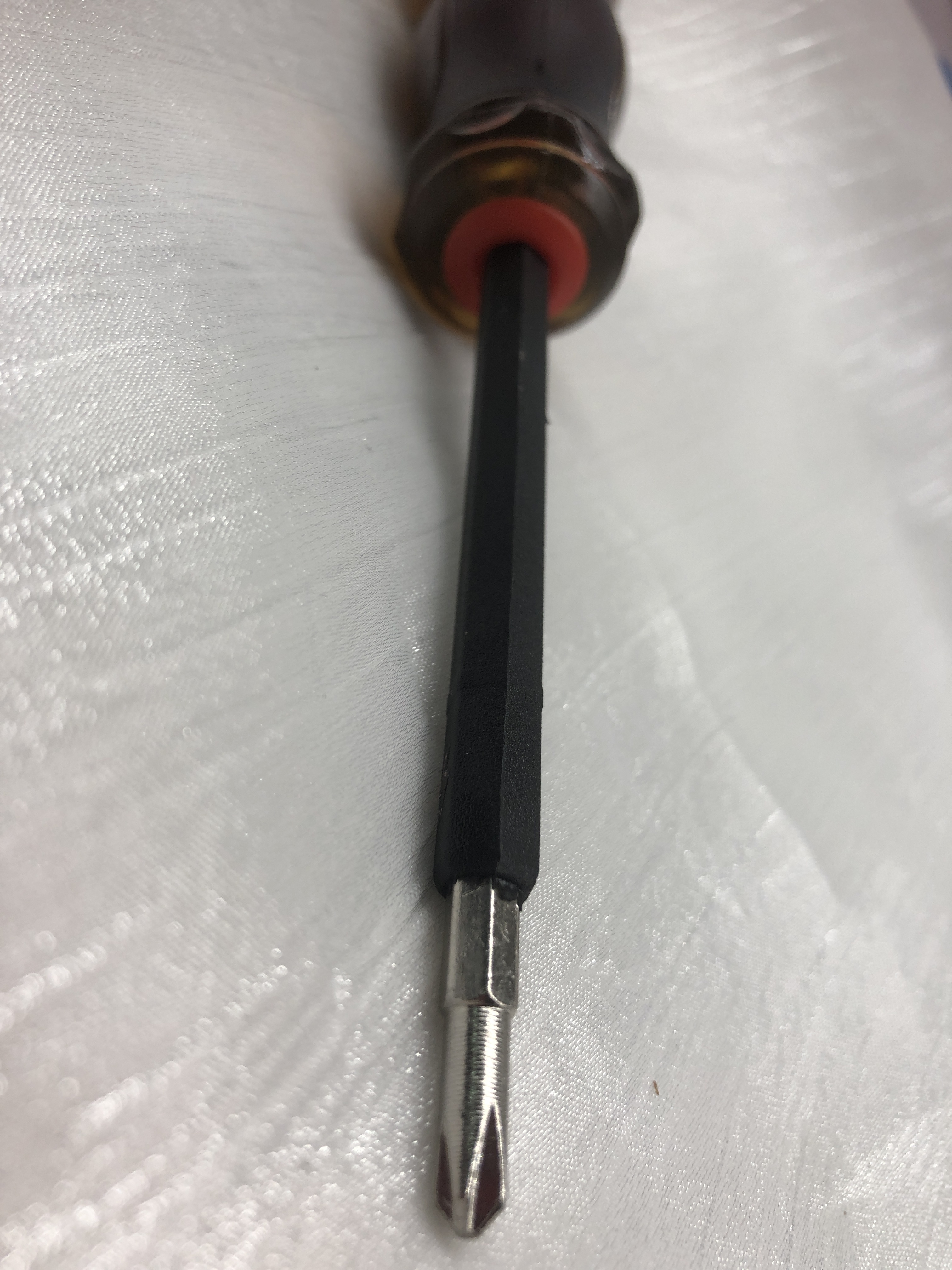 Dual-ended electrician voltage tester: silent operation, with red LED lighting