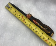Dual-ended electrician voltage tester: silent operation, with red LED lighting