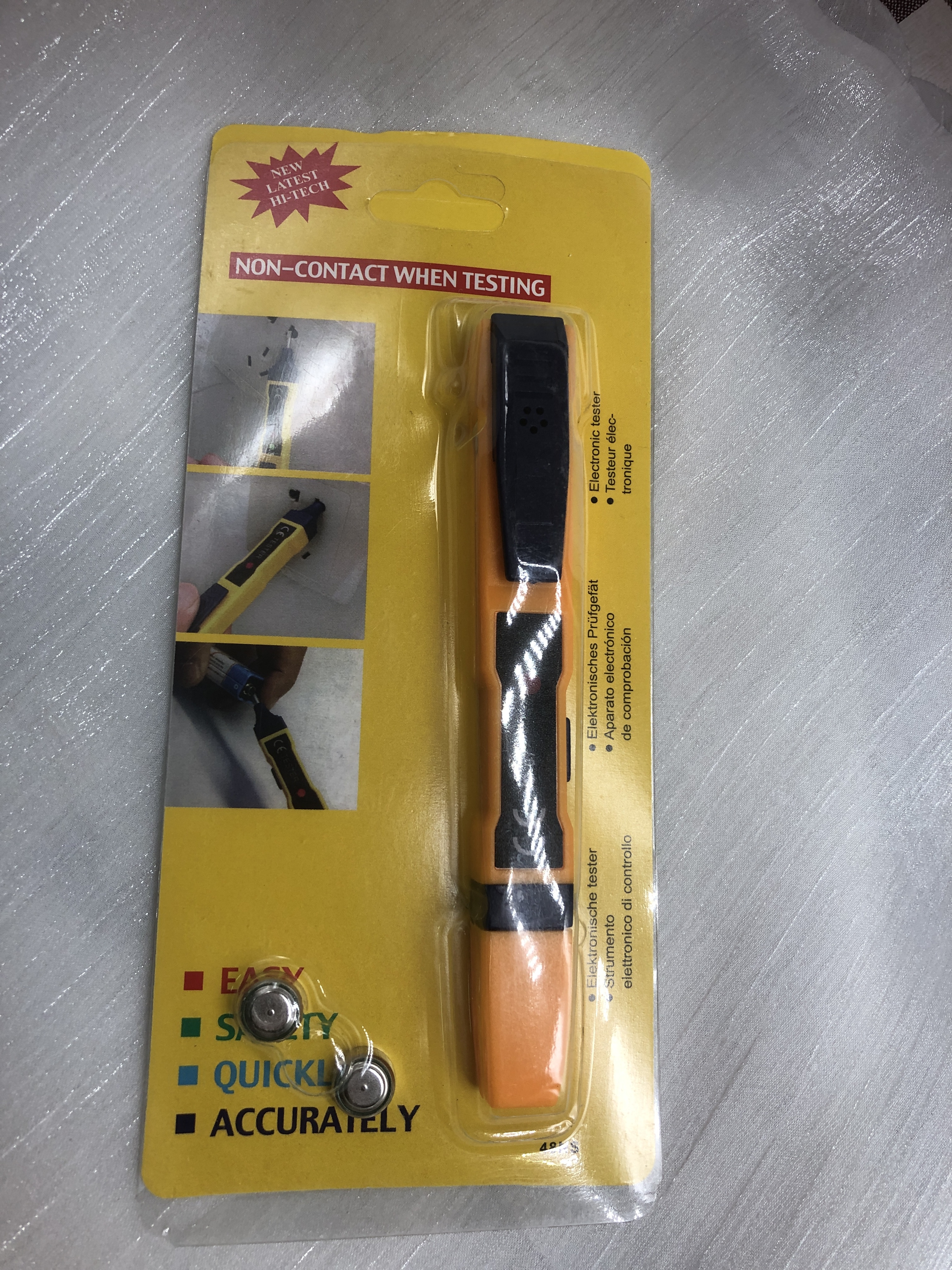 Multifunctional Smart Digital Electrician Voltage Tester Pen with LCD Display & Auto-Identification