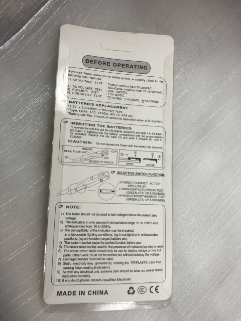Multifunctional Smart Digital Electrician Voltage Tester Pen with LCD Display & Auto-Identification