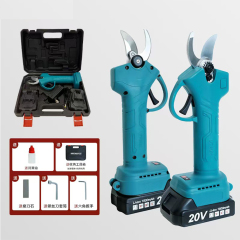 Upgraded Cordless Electric Pruning Shears - Lithium-Ion Battery Powered Garden Scissors for Tree Trimming, Branch Cutting, and Home Gardening Tools