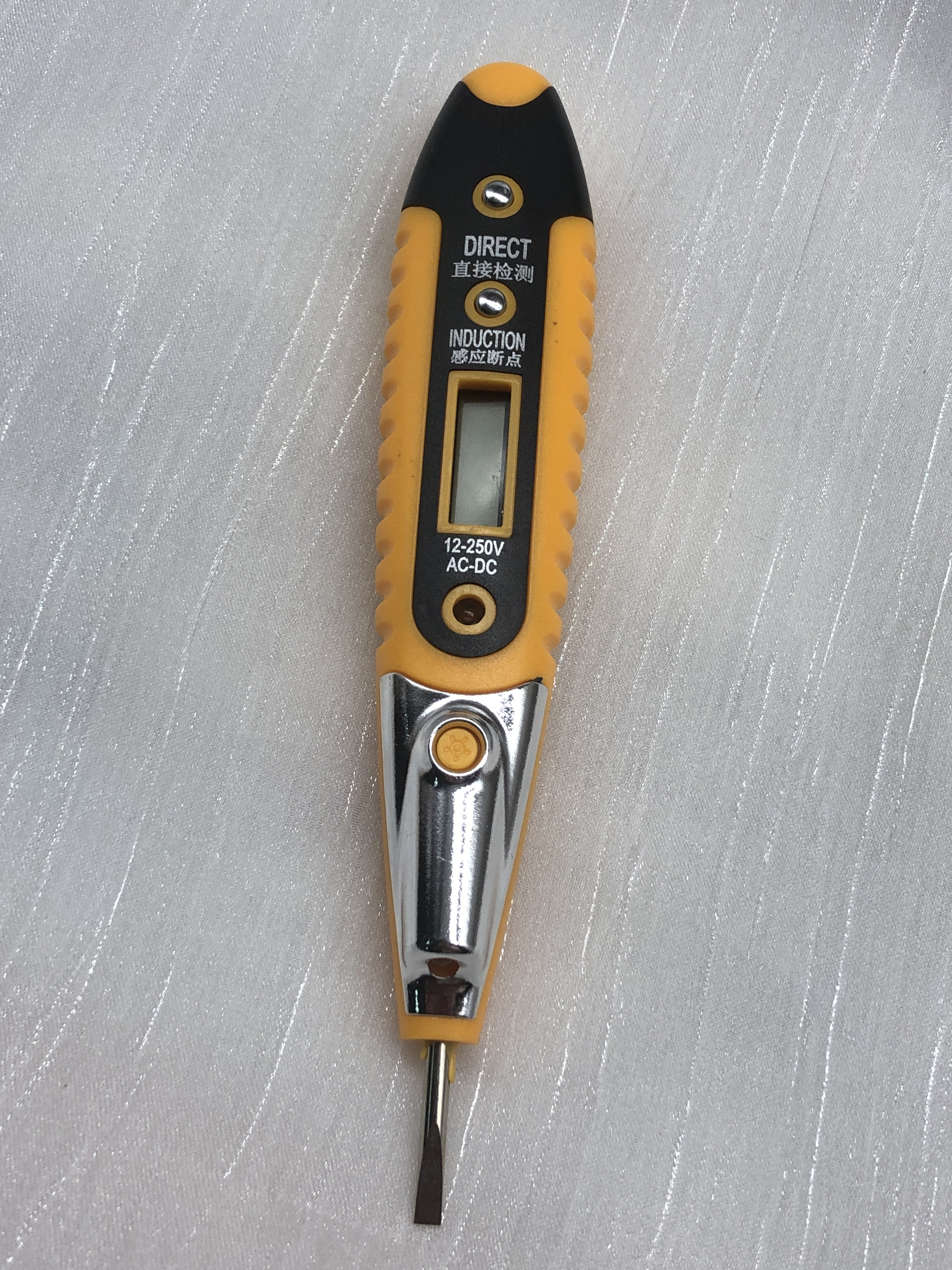 Multifunctional Digital Display Voltage Tester - Non-contact Electrical Detector with LED Light and Breakpoint Identification for Electricians