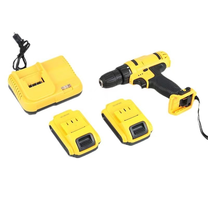 21V Cordless Drill Driver Kit - Heavy Duty Electric Screwdriver, Impact Drill & Compact Power Drill Set with Lithium-Ion Battery