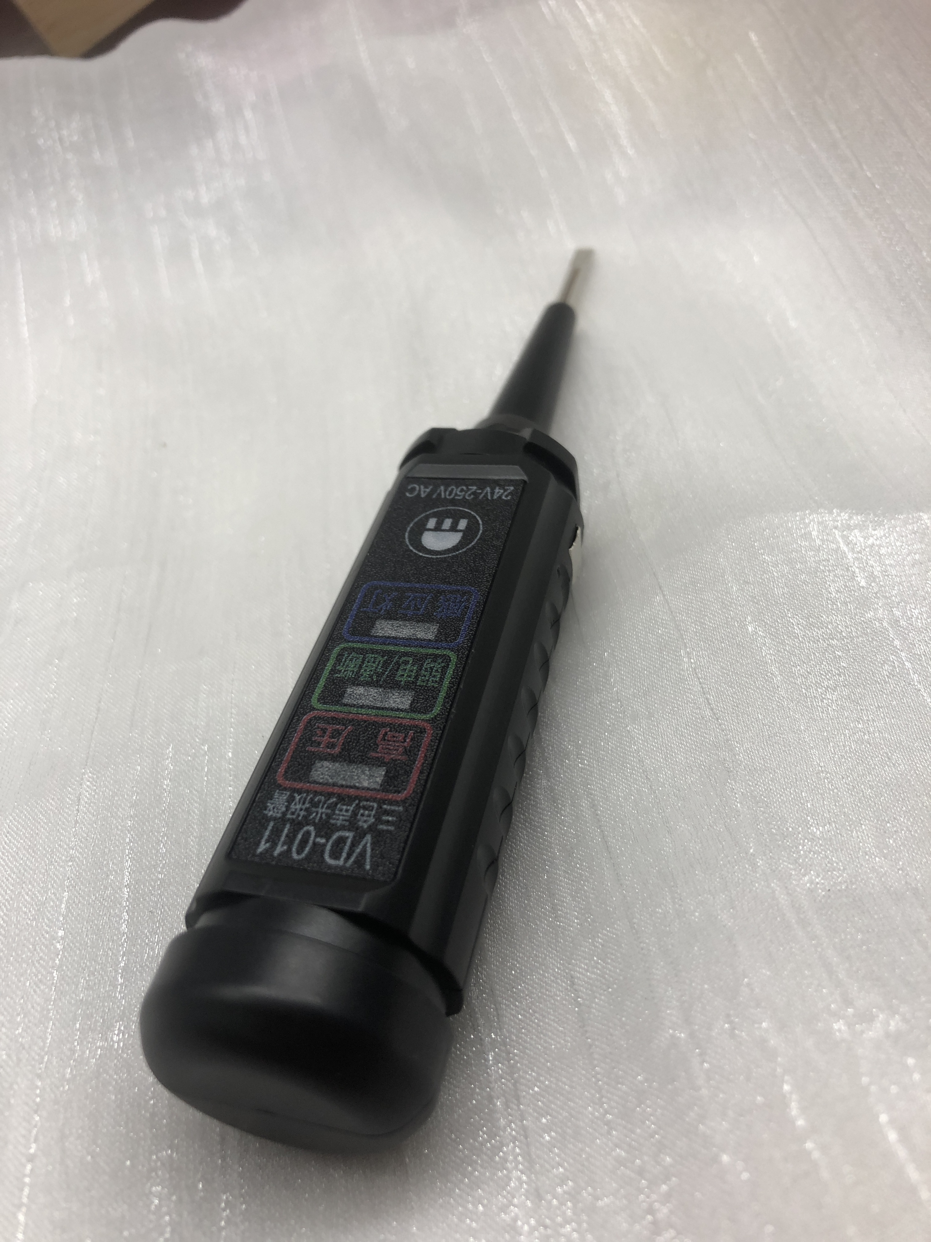 Professional Electrician’s Test Pen - Dual Alarm (Visual & Audible) with 3-Stage LED Display