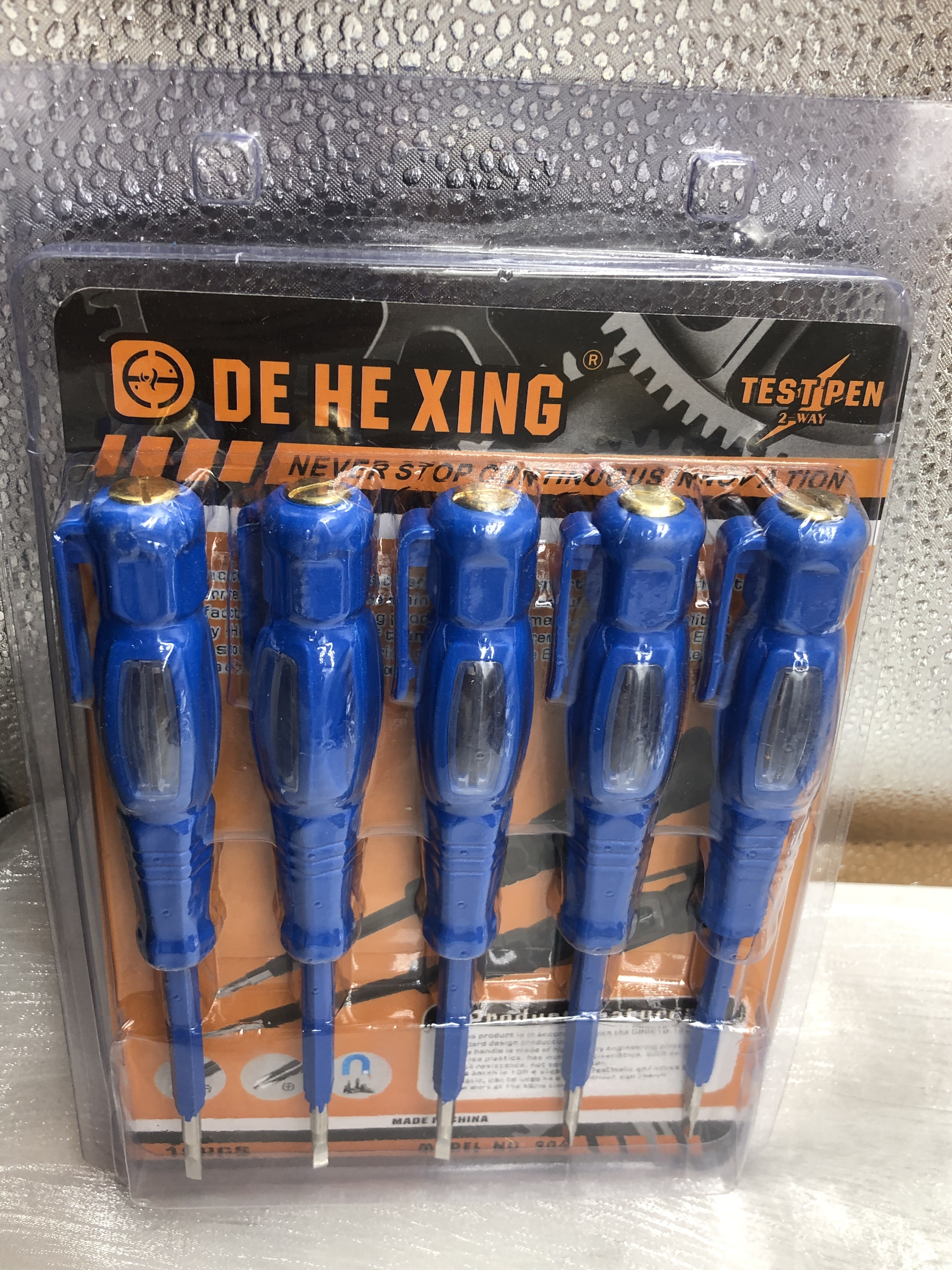 LED new rubber coated red light test pencil screwdriver induction breakpoint detection