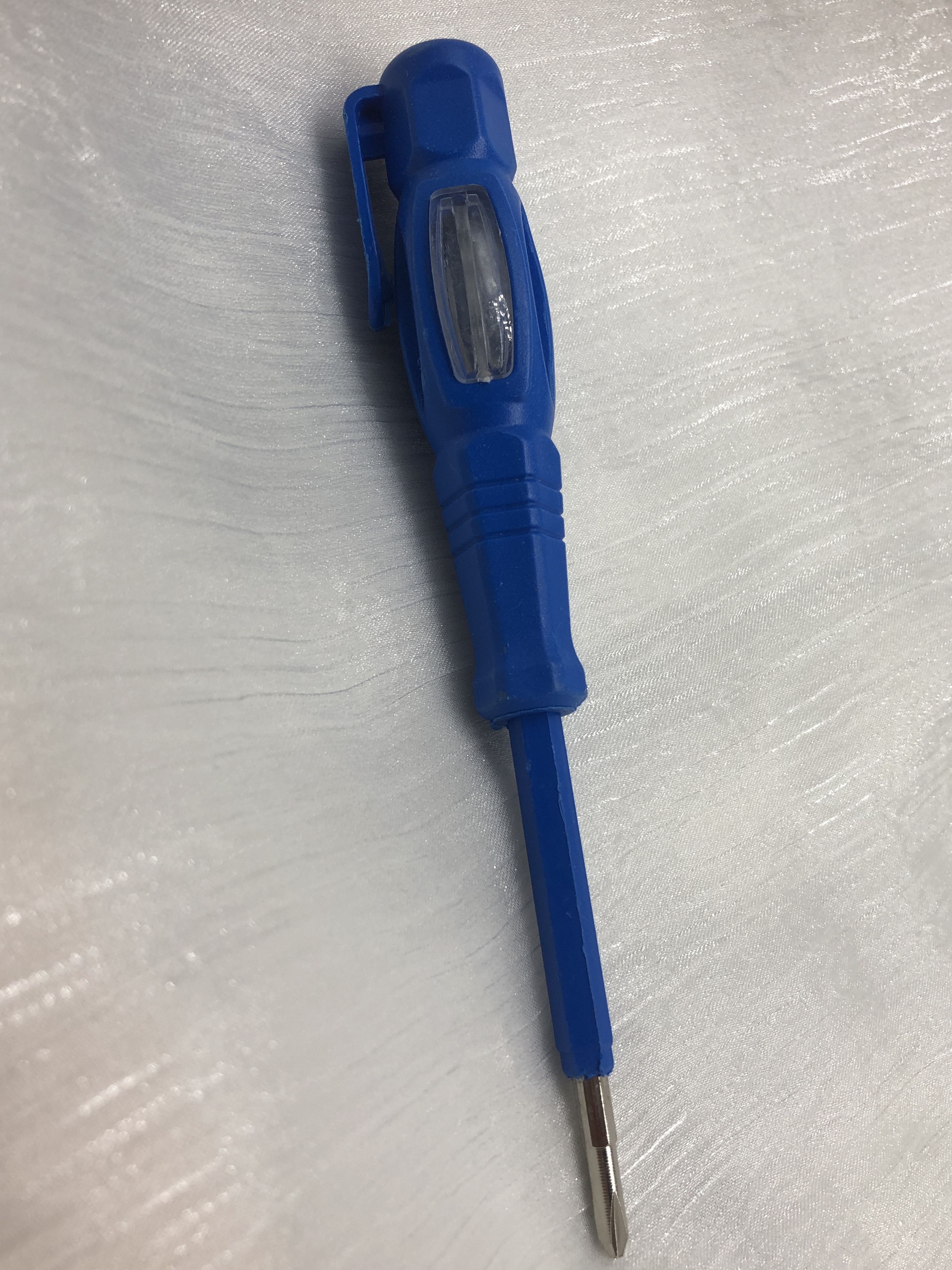 LED new rubber coated red light test pencil screwdriver induction breakpoint detection