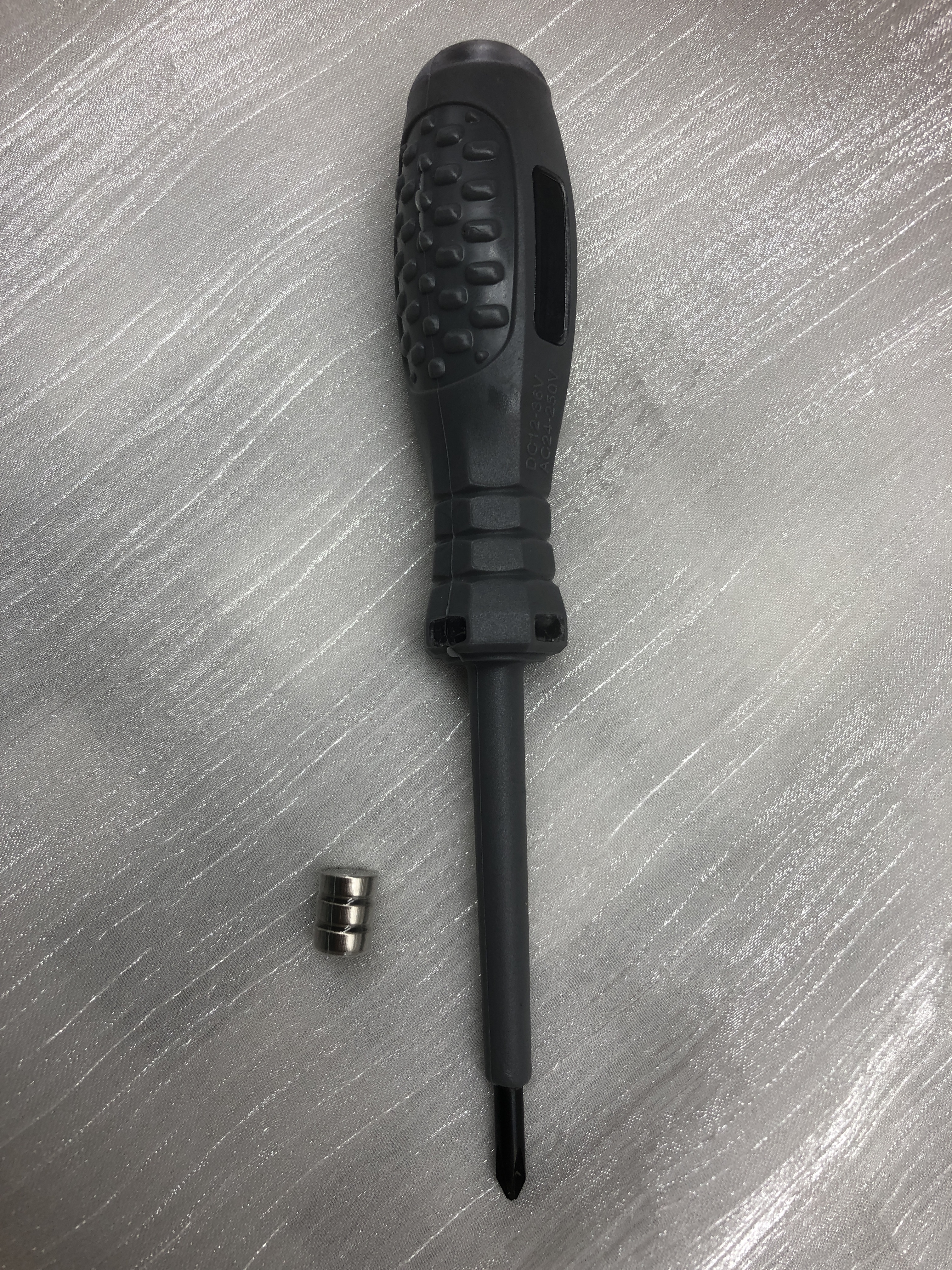 High torque LED colored light screwdriver tester induction tester breakpoint detection neutral and live wire identification Straight cross