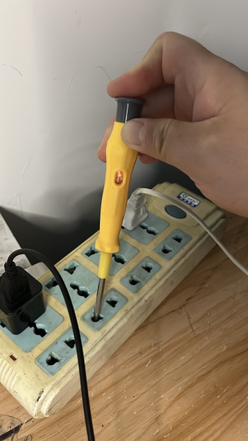 Heavy Duty Neon Voltage Tester - Non-Contact Electric Pen with Strong Grip Handle