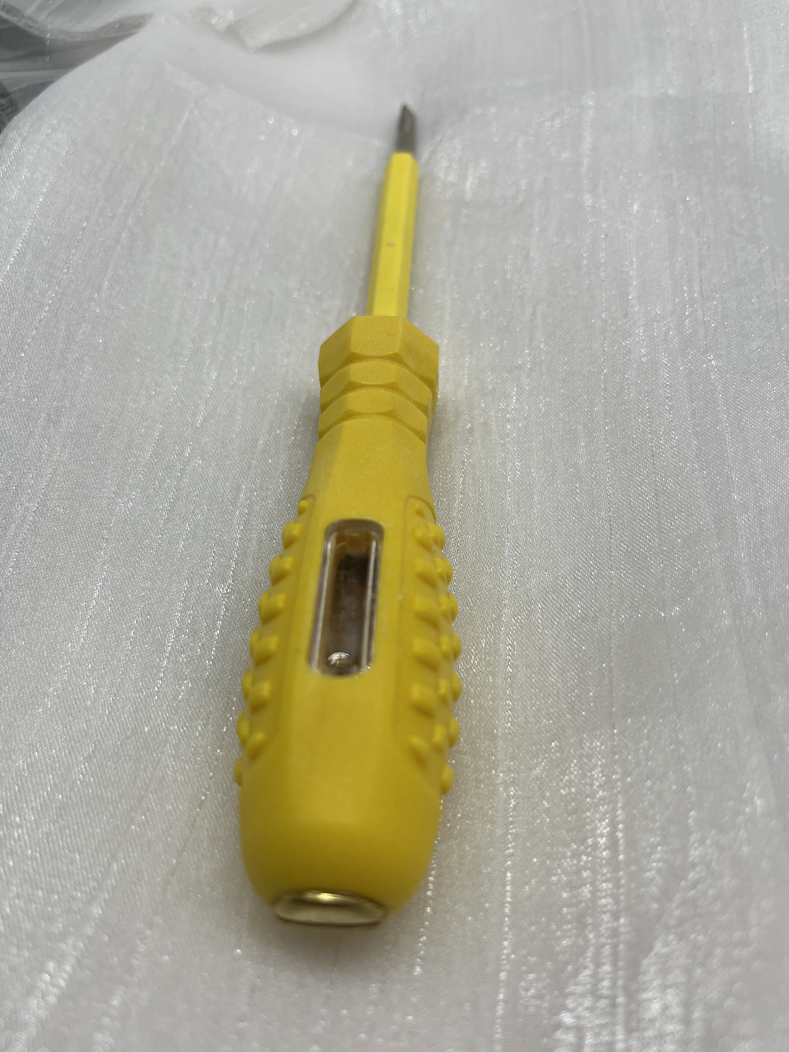 LED new rubber coated red light test pencil screwdriver induction breakpoint detection