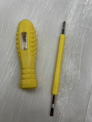 LED new rubber coated red light test pencil screwdriver induction breakpoint detection