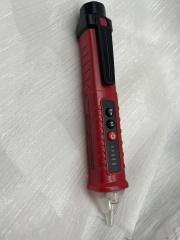 Red Battery-Powered Voice Announcing Smart Highlighter Voltage Tester Pen with Digital Display