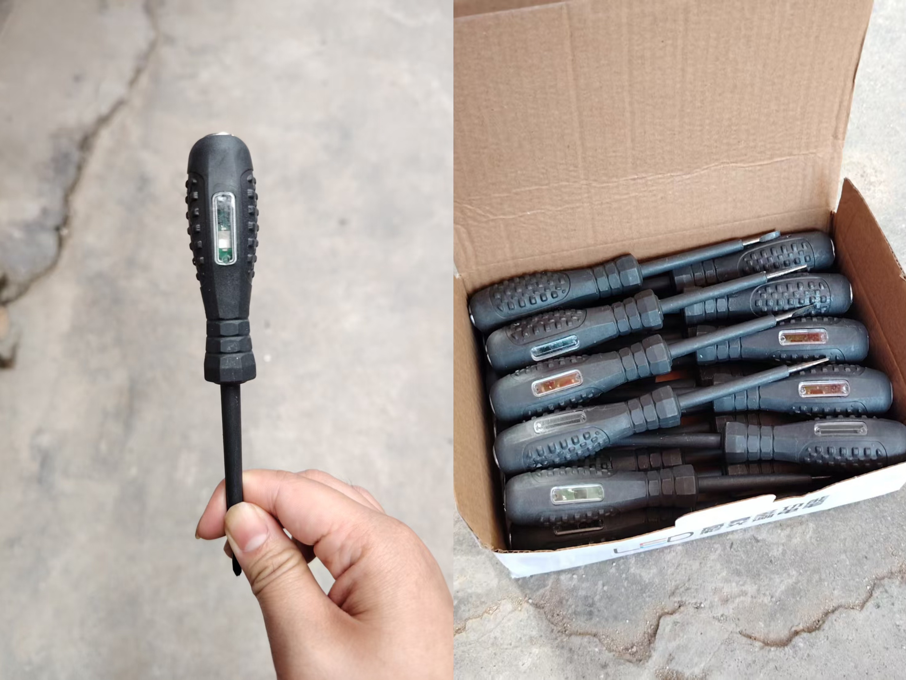 Rubber coated test pen neon bulb electrician repair test pen VoltageTesterPen‌ ‌ElectricalTesterPen‌