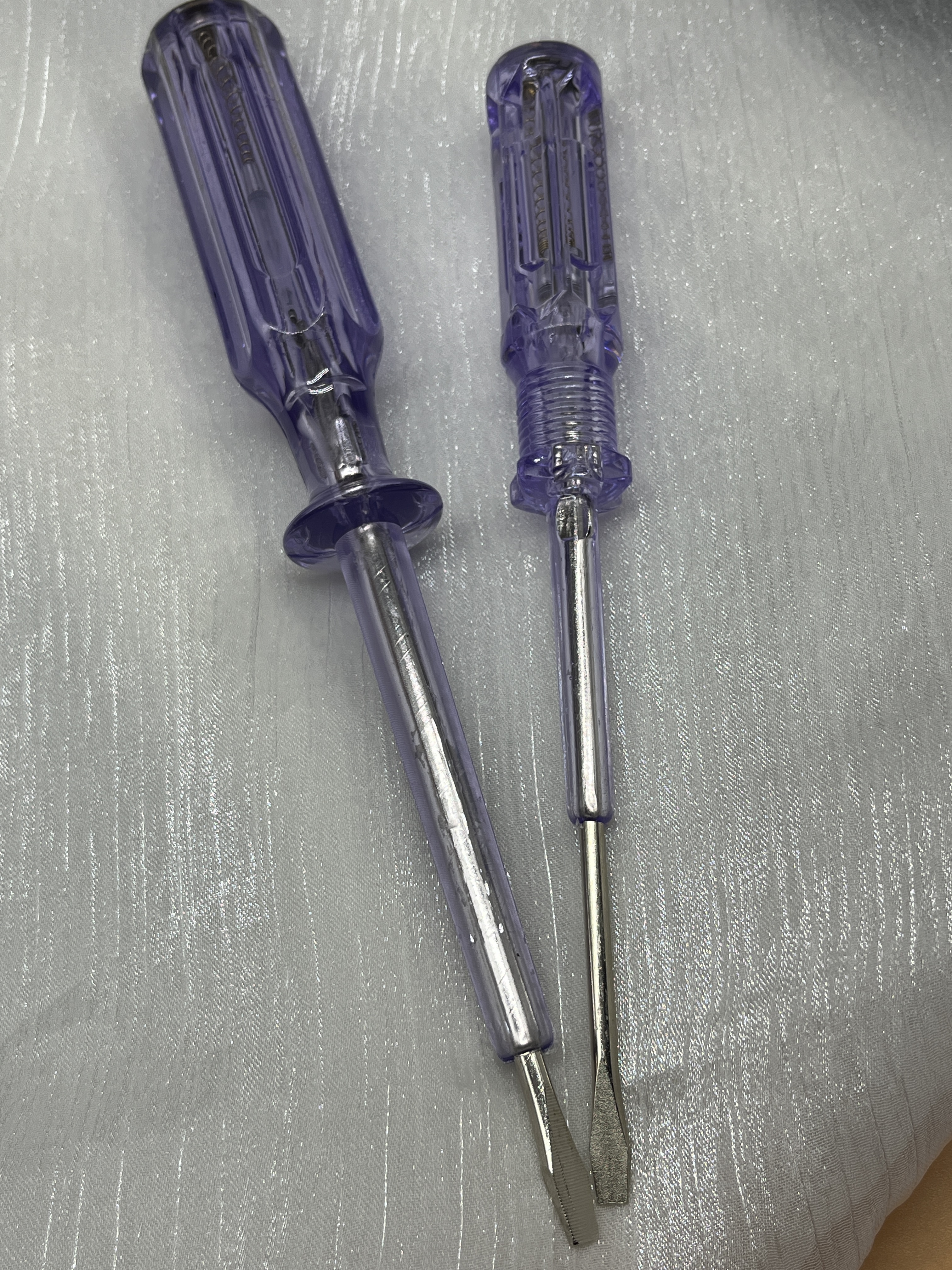 20cm Insulated Electrician's Test Pencil with Blue Neon Indicator 20cm Blue Neon Electrician's Test Pen