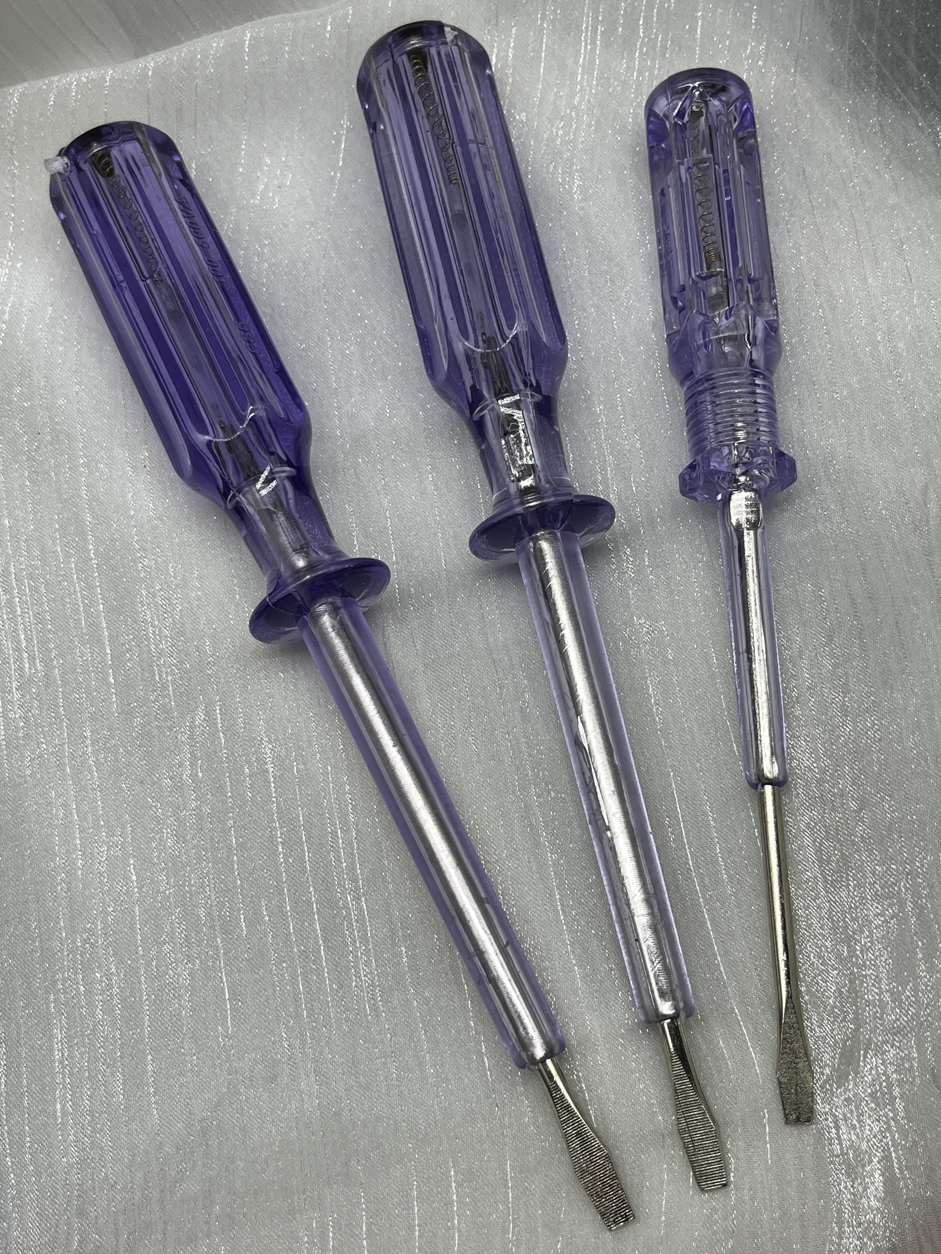 20cm Insulated Electrician's Test Pencil with Blue Neon Indicator 20cm Blue Neon Electrician's Test Pen