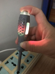 Dual-LED Voltage Tester Pen with Rubberized Coating Professional Grade Double-Light Voltage Detector with Insulated Shell