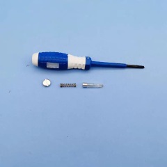 Steel screwdriver tester pencil household induction electrician tester pencil flat screwdriver