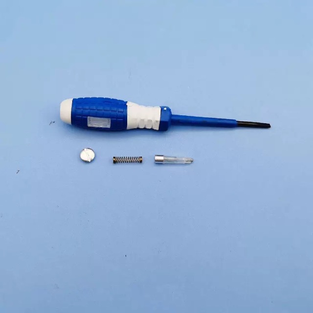 Steel screwdriver tester pencil household induction electrician tester pencil flat screwdriver