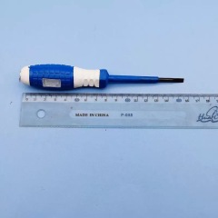 Steel screwdriver tester pencil household induction electrician tester pencil flat screwdriver