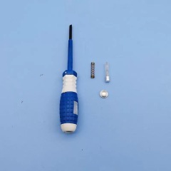 Steel screwdriver tester pencil household induction electrician tester pencil flat screwdriver