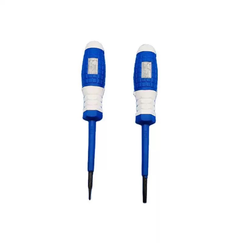 Steel screwdriver tester pencil household induction electrician tester pencil flat screwdriver
