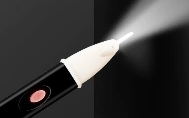 New double button non-contact induction voltage detector test pen multi-function electrician test pen