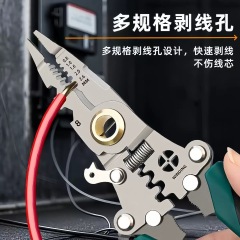 New Electrician Multi-Function Foldable Voltage Test Wire Cutter and Stripper  Live Compatible