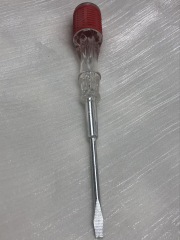 Single indicator silent voltage test pen for electricians