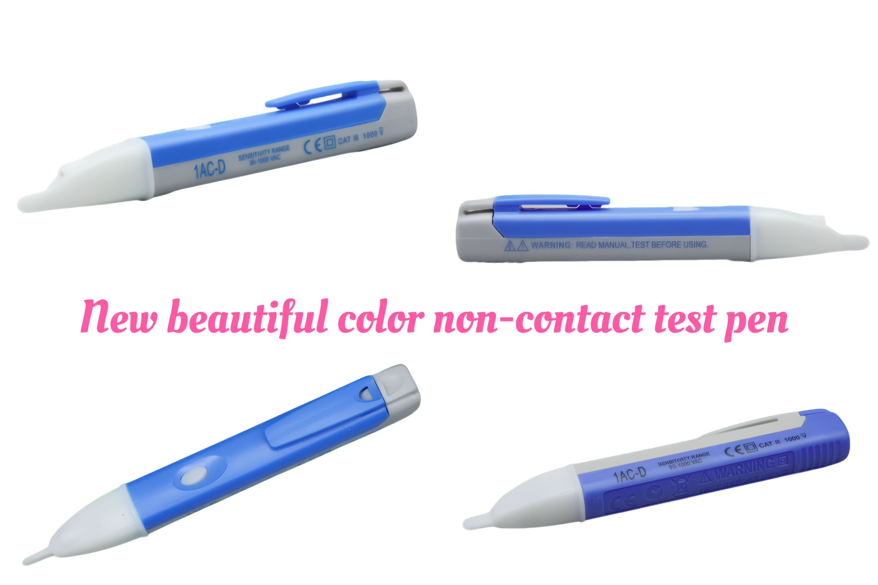 New double button non-contact induction test pen multi-function electrician test pen